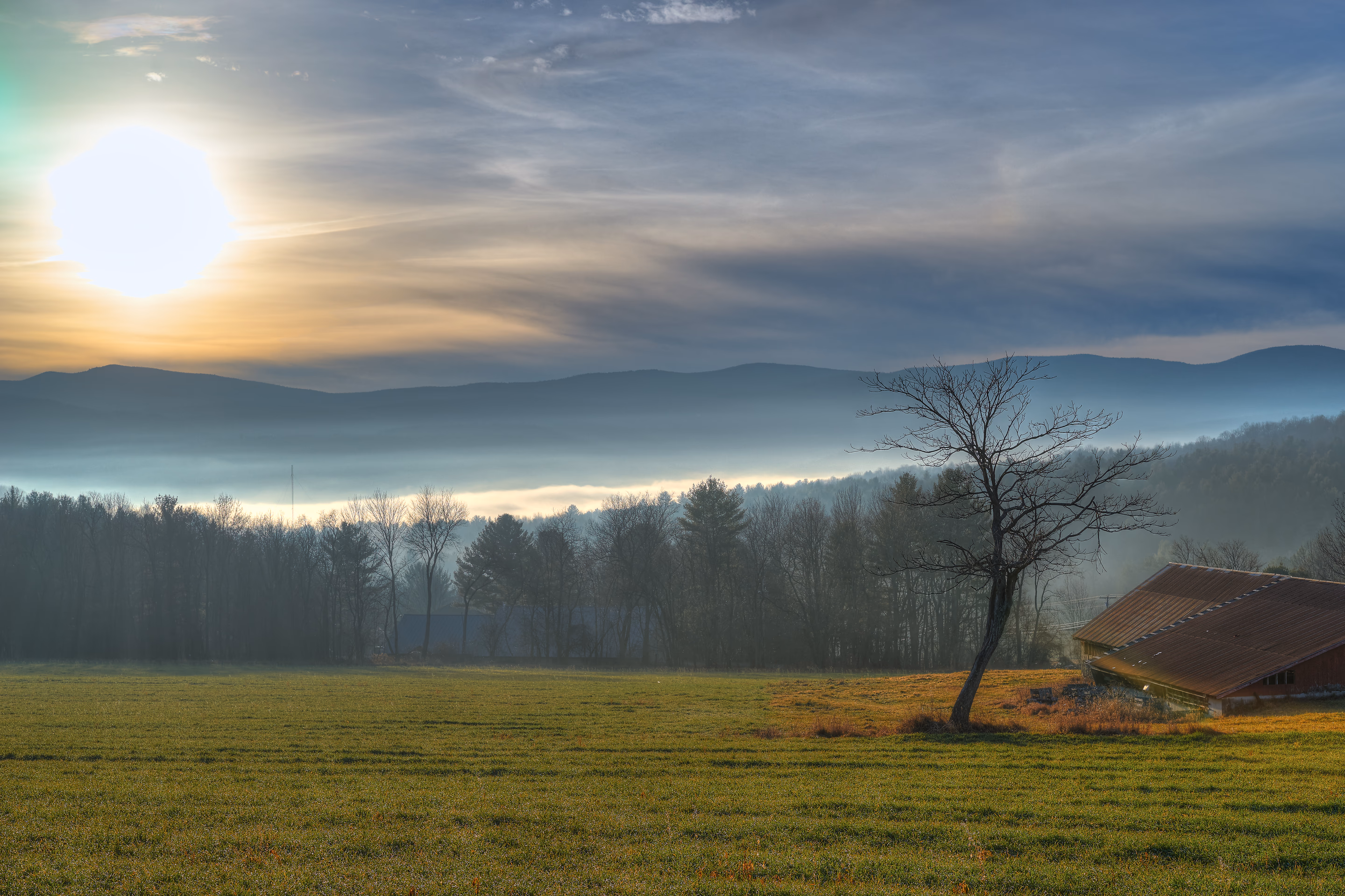 Abandoned Farms landscape in Vermont